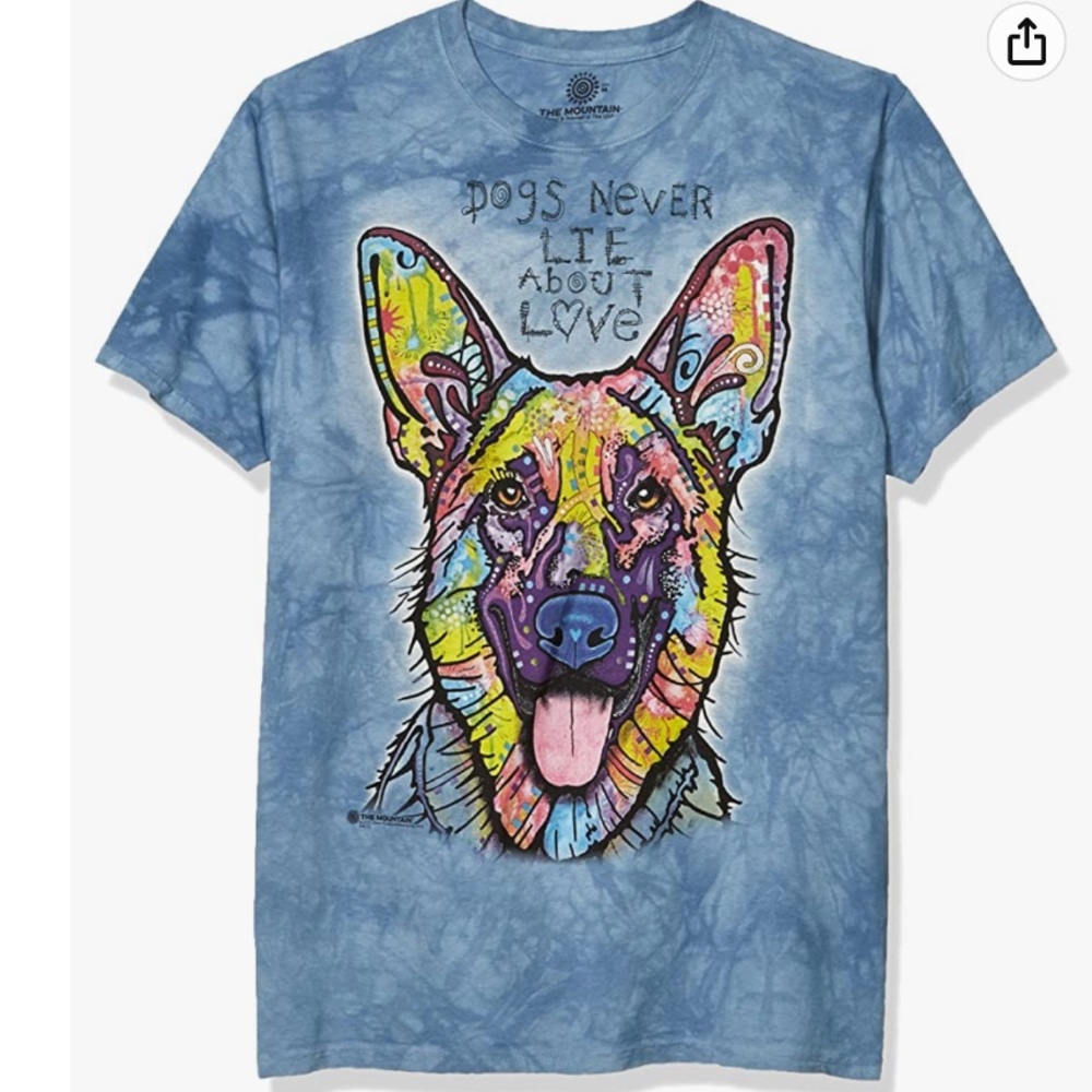 The Mountain Dog's Never Lie T-Shirt Large